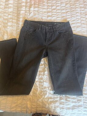 Calvin Klein Jeans Black Skinny Jeans with Studded Pocket Trim